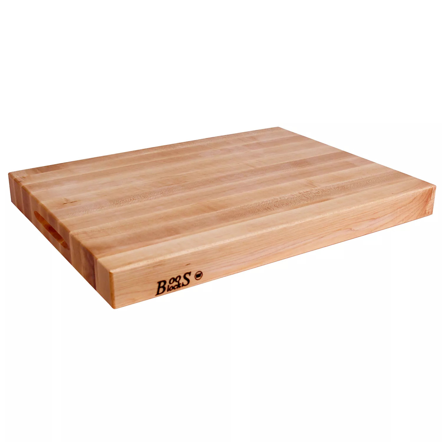 John Boos Maple Edge-Grain Cutting Boards w/ Insert, 2.25" Thick | Sur La Table