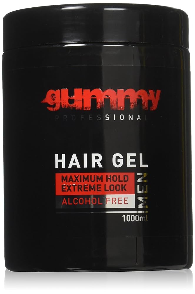 Gummy Alcohol Free Hair Gel, Red, 33.81 Ounce 1000 ml | Amazon (US)