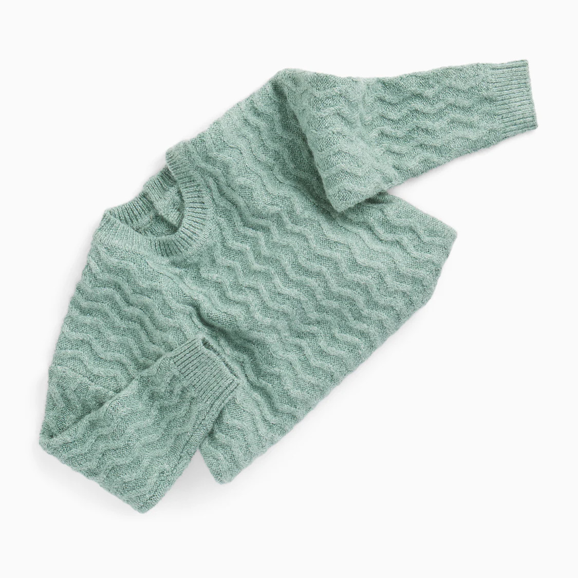 Zig Zag Cable Knit sweater | Baby Mori (US)