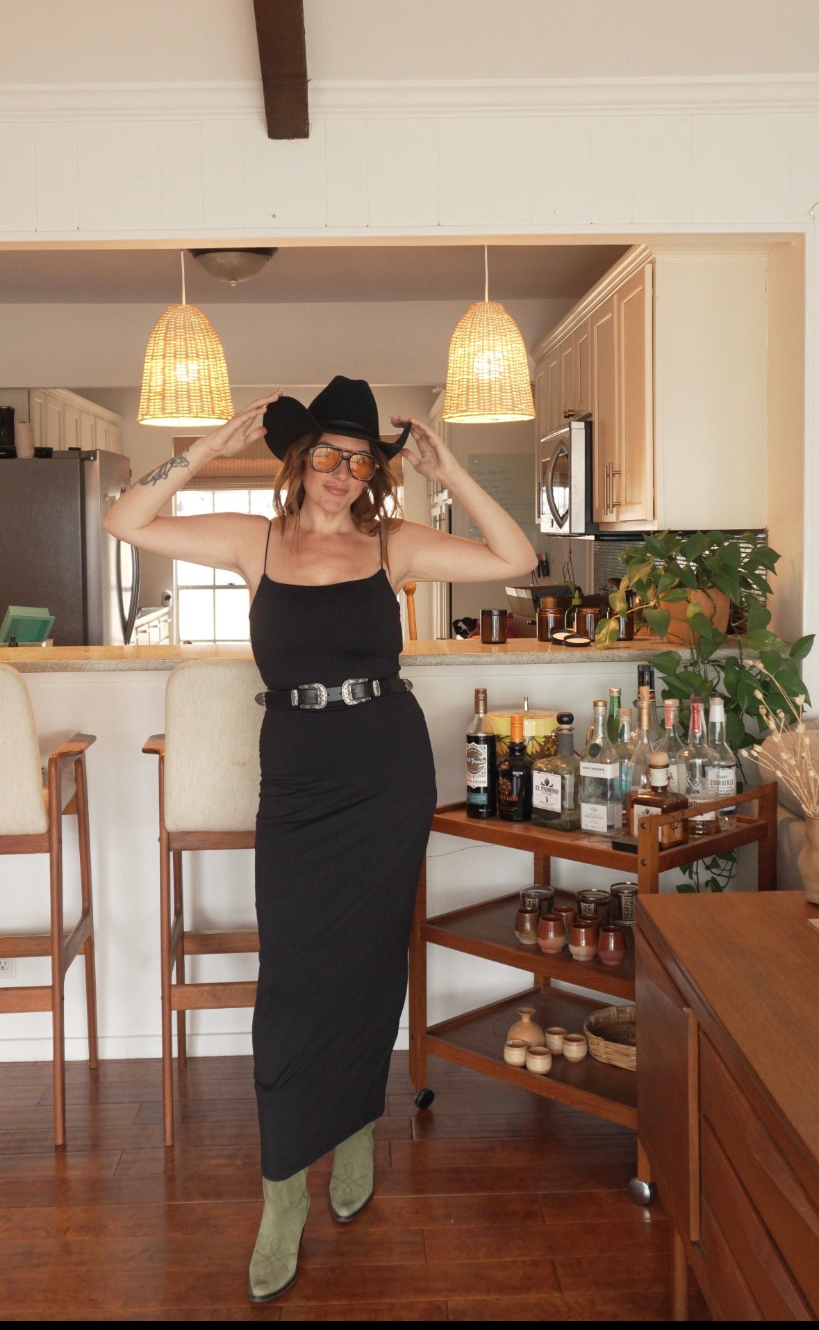 The most perfect spring/summer black Maxi dress! Wearing a size M 

#LTKFindsUnder50 #LTKFestival #LTKMidsize