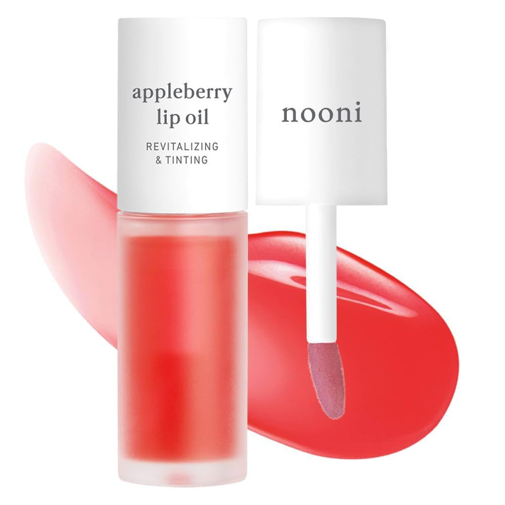 NOONI Korean Lip Oil - Appleberry | Long-Lasting, Moisturizing, Plumping, Revitalizing for Dry Li... | Amazon (US)