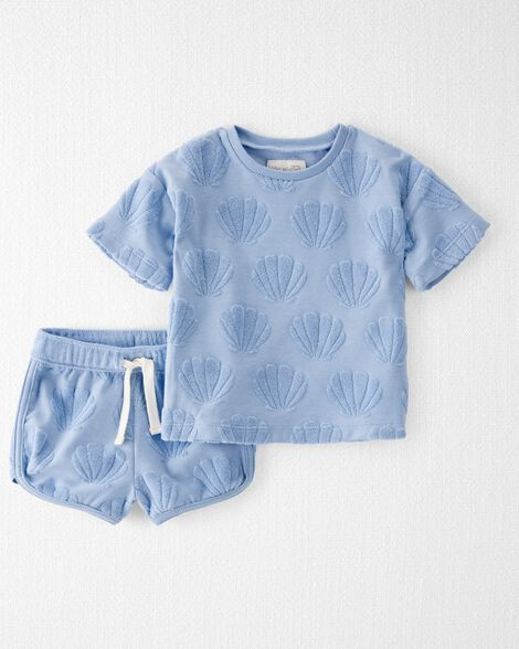 Baby Girl 2-Piece Seashell-Print Made with Organic Cotton | Carter's Inc