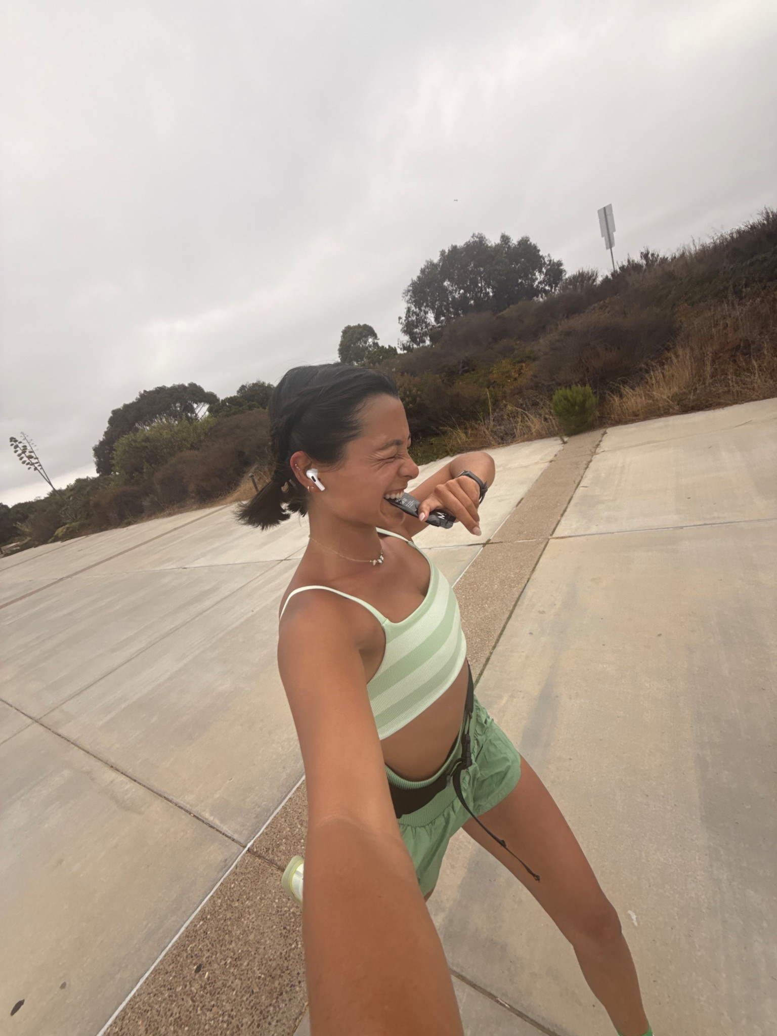 GREEN RUN FIT!💚
shoes are mount to coast R1 (MEGAN)

#LTKActive