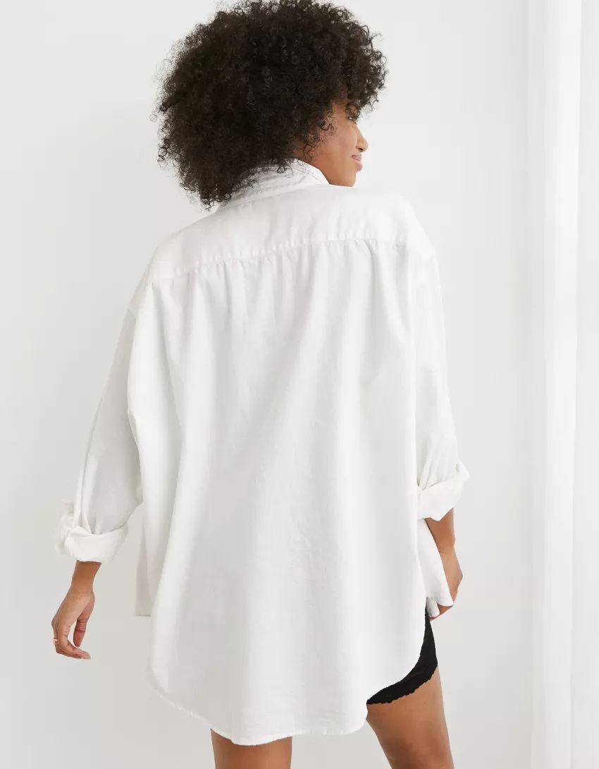 Aerie Anytime Fave Oversized Shirt | Aerie