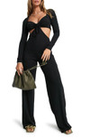 Click for more info about TOPSHOP Ribbed Cutout Jersey Jumpsuit | Nordstrom