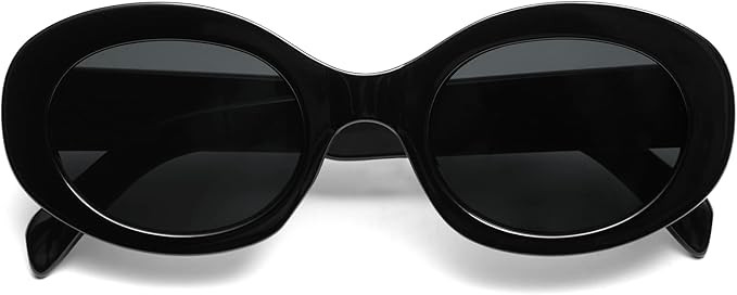 Allarallvr Oval Trendy Retro Sunglasses For Women Men Fashion Sun Glasses AR82158 | Amazon (US)