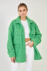Oversized Sherpa Jacket | OBJECTRARE
