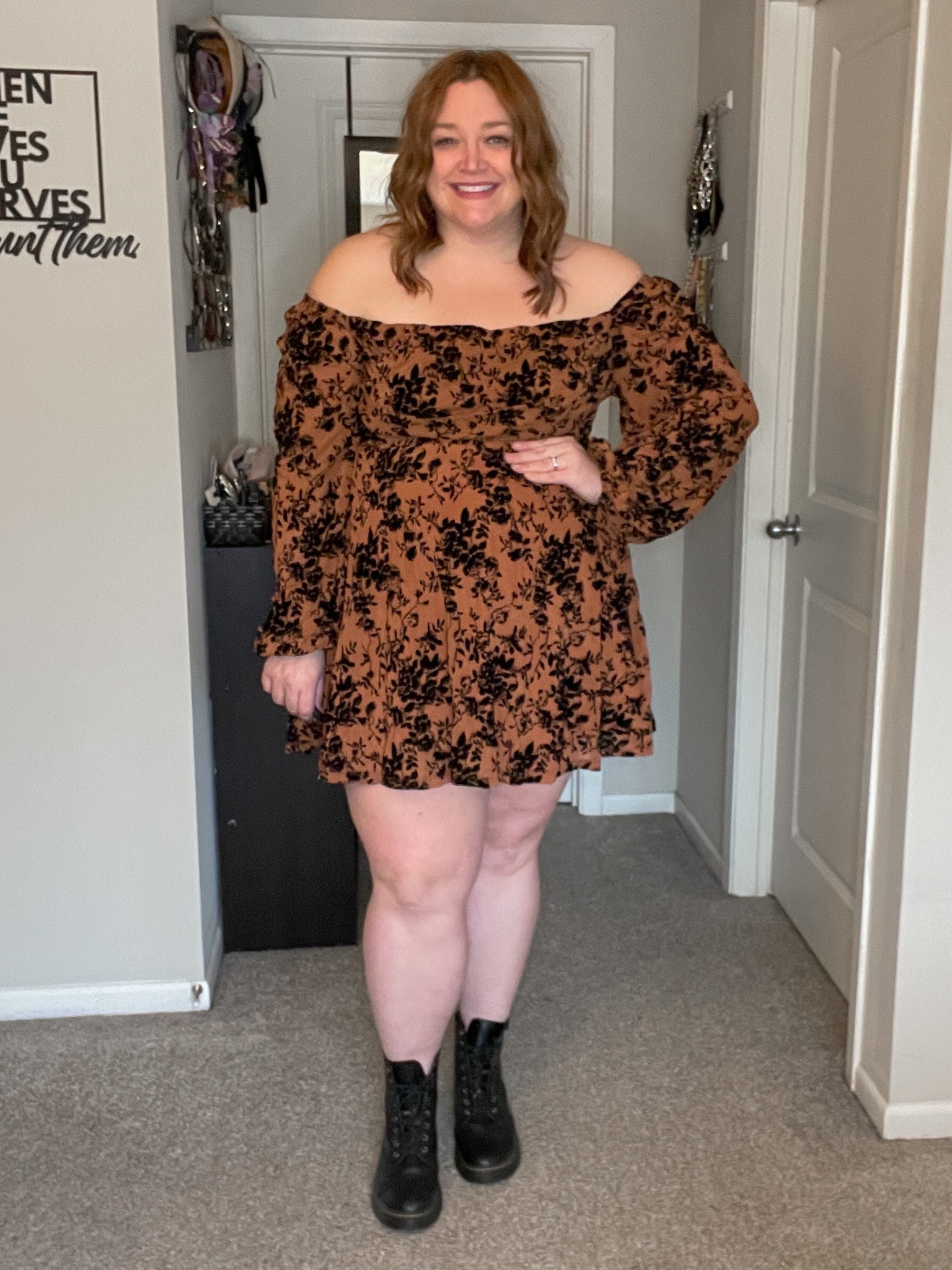 Velvet accented spring dress with whimsical alt fashion.
Tara25Q2 to save 

#LTKMidsize #LTKFindsUnder50 #LTKPlusSize