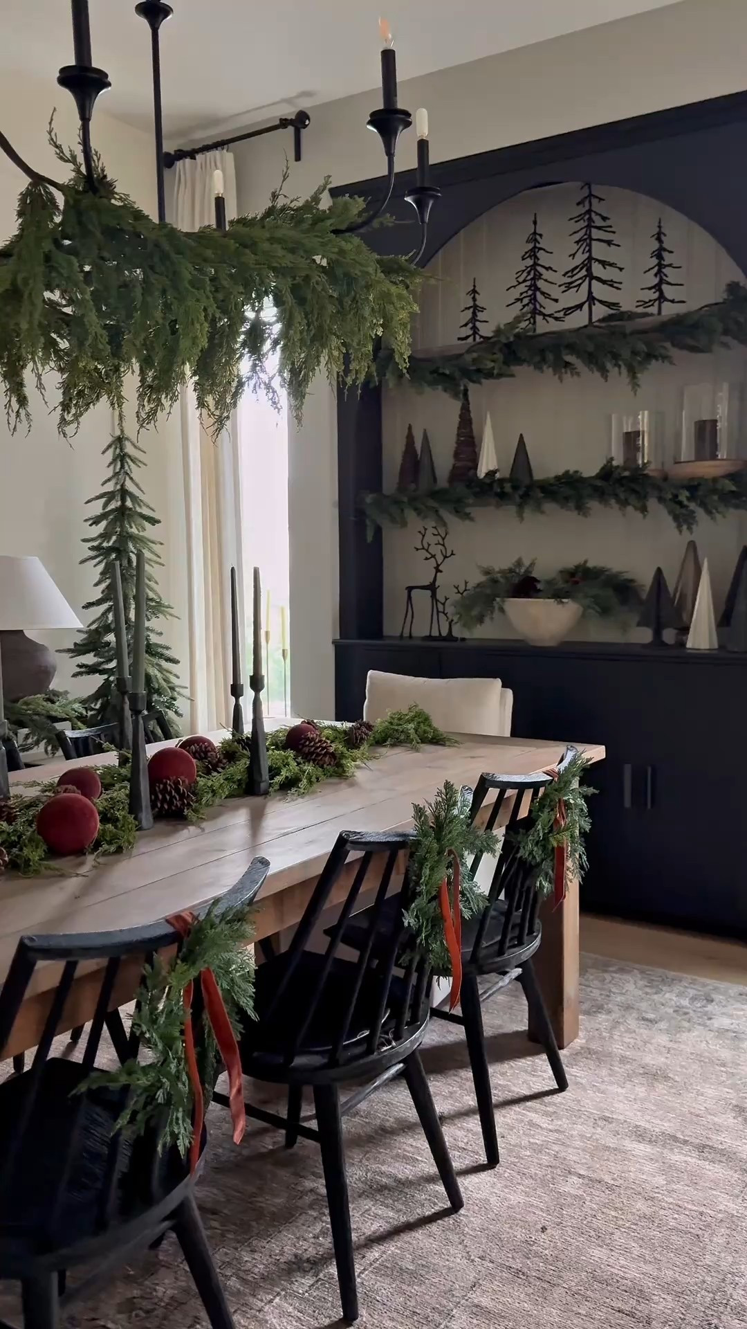 Styling for the holidays✨ I love to transform the dining room into a cozy Christmas gathering place🤎
I usually create a tablescape early in the season and leave it all through the holidays! 

#LTKHome #LTKHoliday