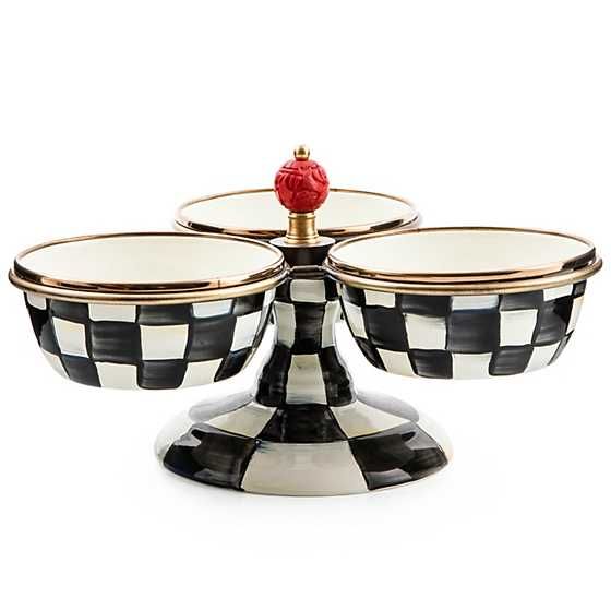 MacKenzie-Childs | Courtly Check Enamel Triplicity | MacKenzie-Childs