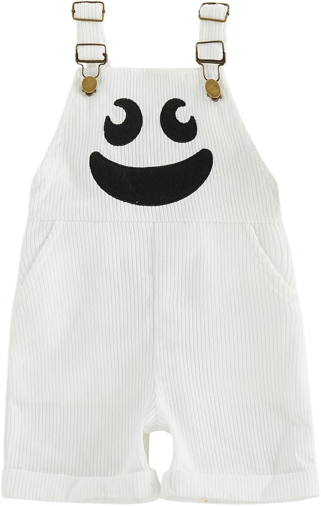 Toddler Baby Boy Overalls Corduroy Stars Happy New Year Jumpsuit | Amazon (US)