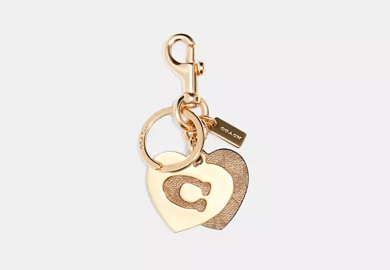 Signature Hearts Key Ring | Coach Outlet US