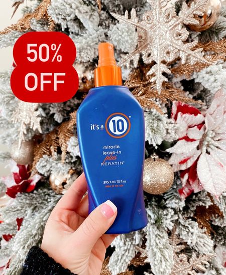 It’s a 10 plus keratin 50% off! I’ve used this for heat after I shower on wet hair before I comb through it!

Hair, beauty, stocking stuffers, ulta 

#LTKGiftGuide #LTKHoliday #LTKbeauty