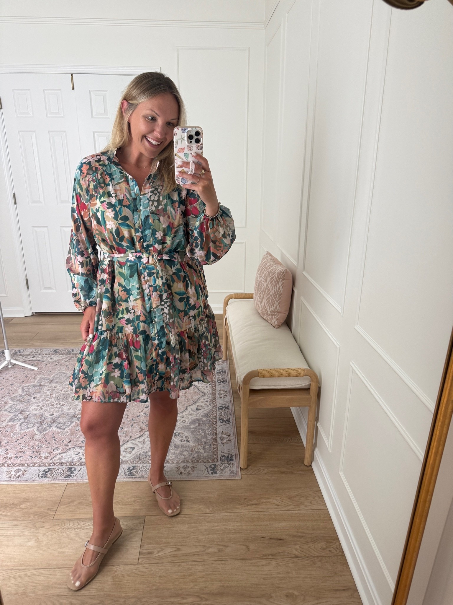 Perfect to start wearing in early fall! Workwear - teachers dress - date night outfit - wearing a med

#LTKSeasonal #LTKMidsize #LTKWorkwear