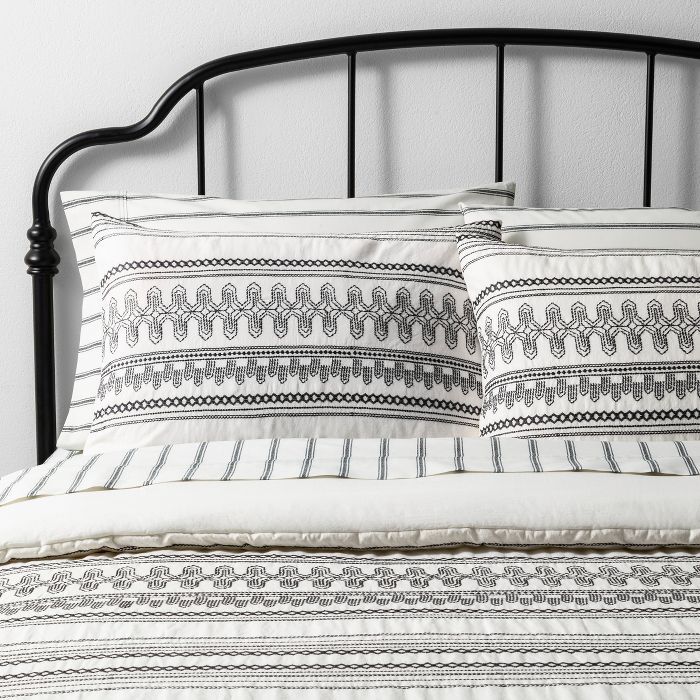 Embroidered Comforter & Sham Set - Hearth & Hand™ with Magnolia | Target