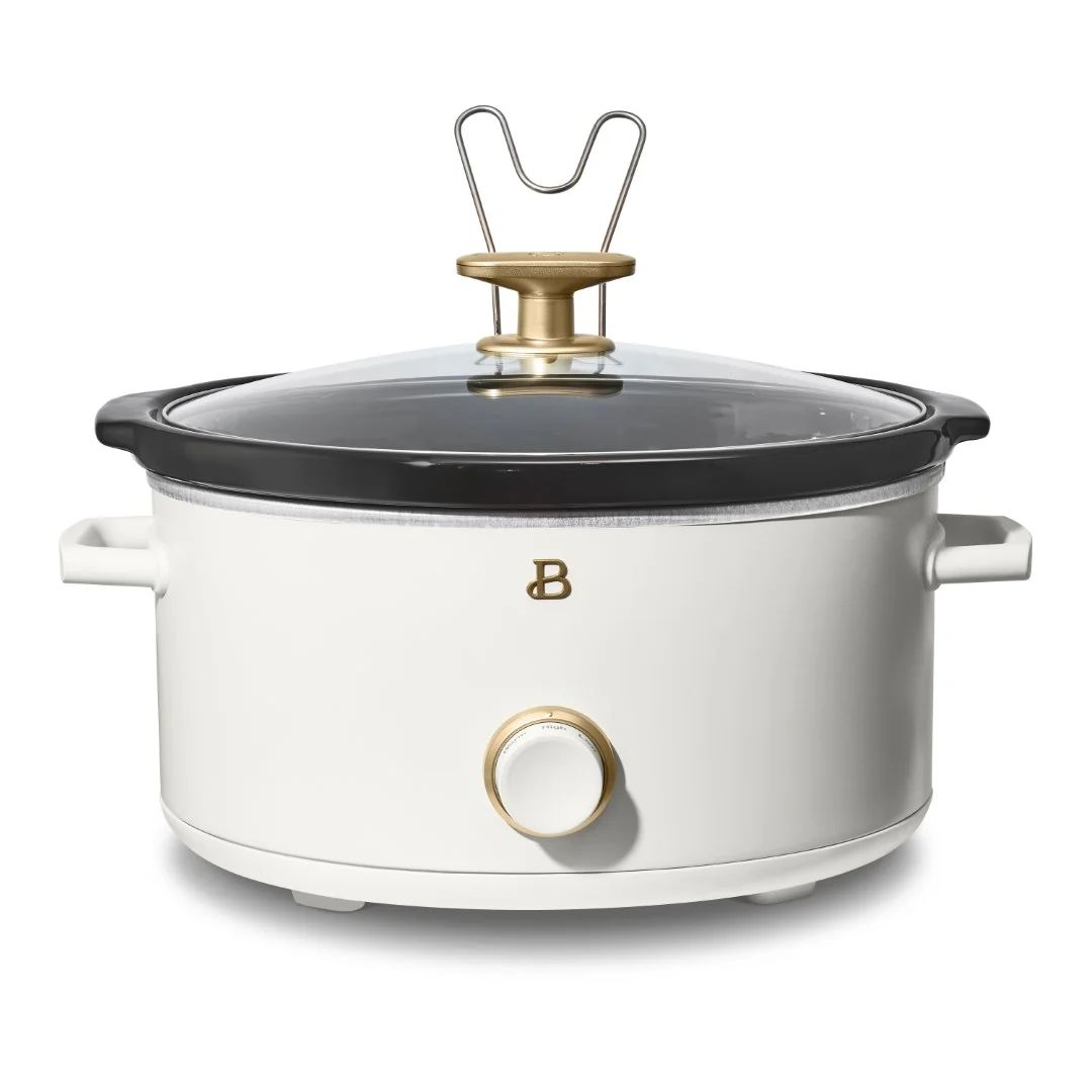 Beautiful 8QT Slow Cooker, White Icing by Drew Barrymore - Walmart.com | Walmart (US)