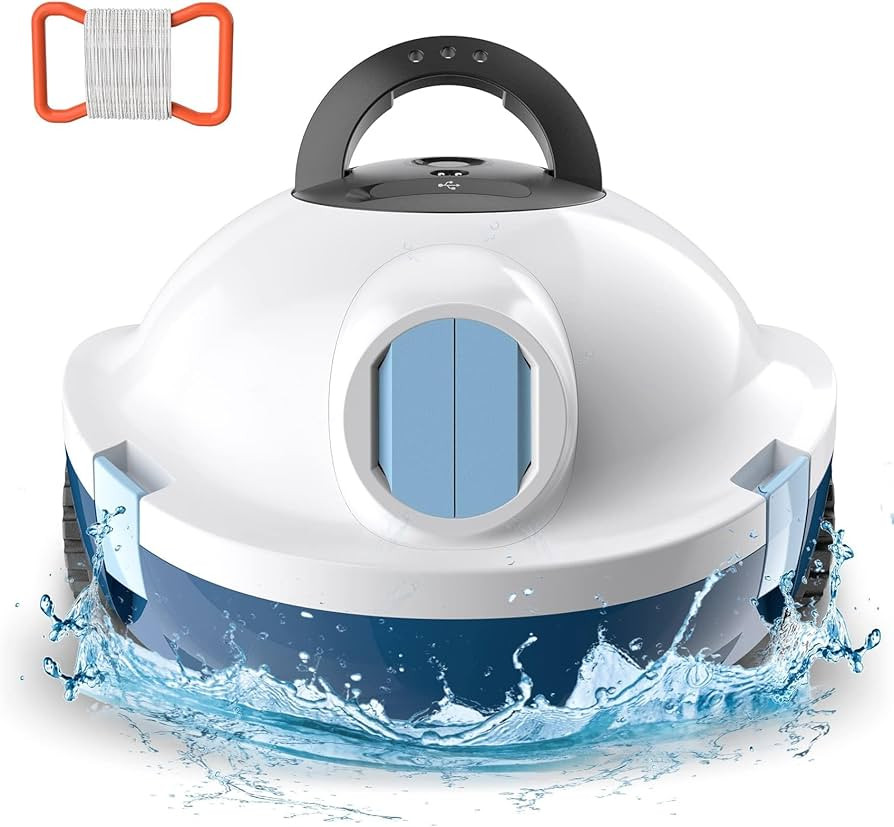 INSE Y10 Cordless Robotic Pool Cleaner, Automatic Pool Vacuum, 90 Mins Runtime, Self-Parking, Pow... | Amazon (US)