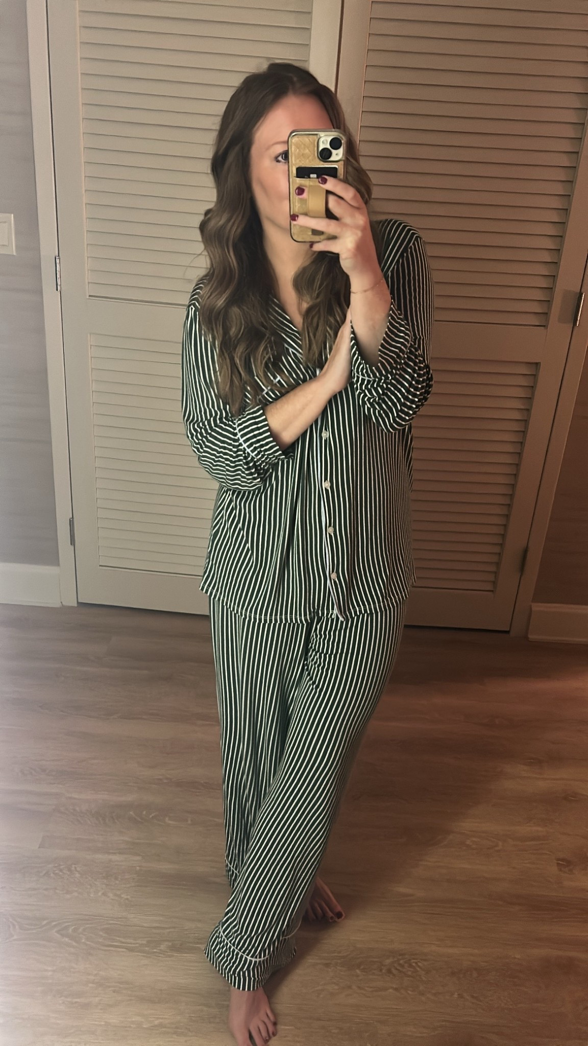 These pajamas are cooling and comfortable! I need to grab them in more colors! Wearing my tts medium 

#LTKFindsUnder100 #LTKHoliday #LTKootd