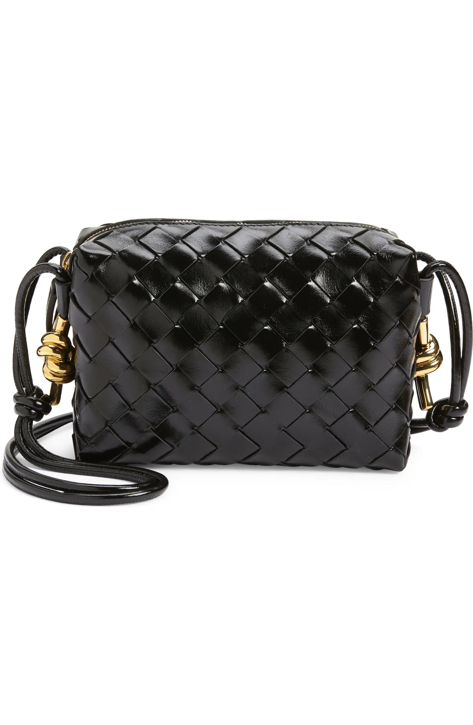 Bottega Veneta Mini Knot Detail Intrecciato Leather Crossbody Bag | Nordstrom | Nordstrom
