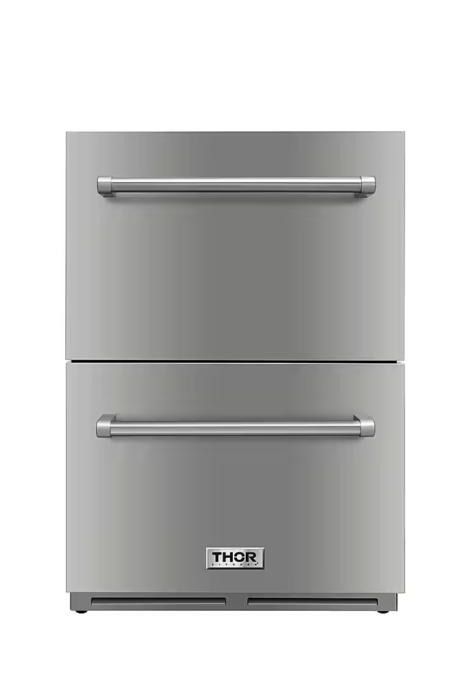 Thor Kitchen 24 Inch Indoor Outdoor Refrigerator Drawers Stainless Steel TRF2401U - Best Buy | Best Buy U.S.