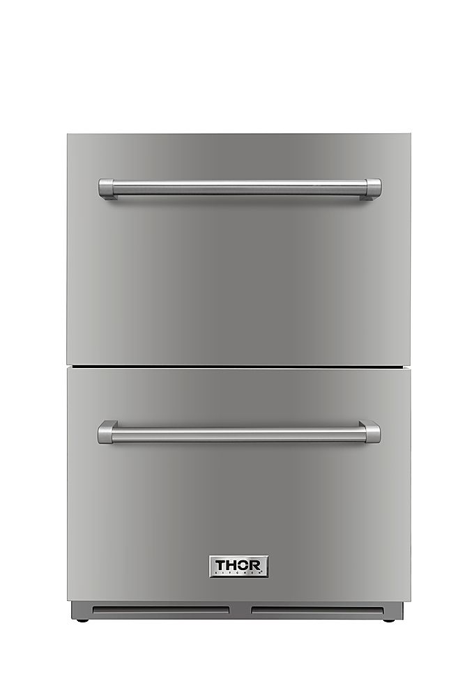 Thor Kitchen 24 Inch Indoor Outdoor Refrigerator Drawers Stainless Steel TRF2401U - Best Buy | Best Buy U.S.
