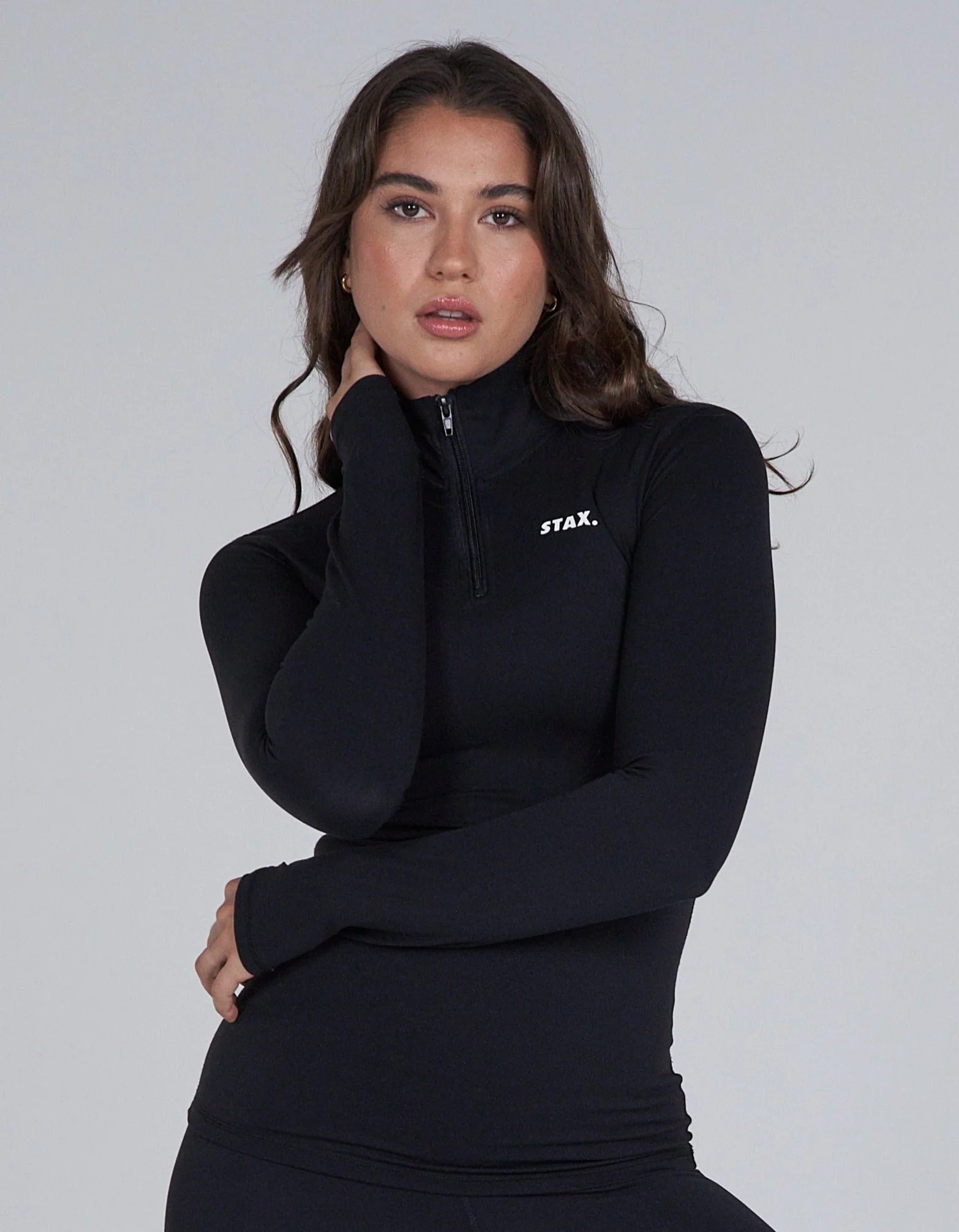 STAX. Best Black Long Sleeve Body Top- Black | STAX.
