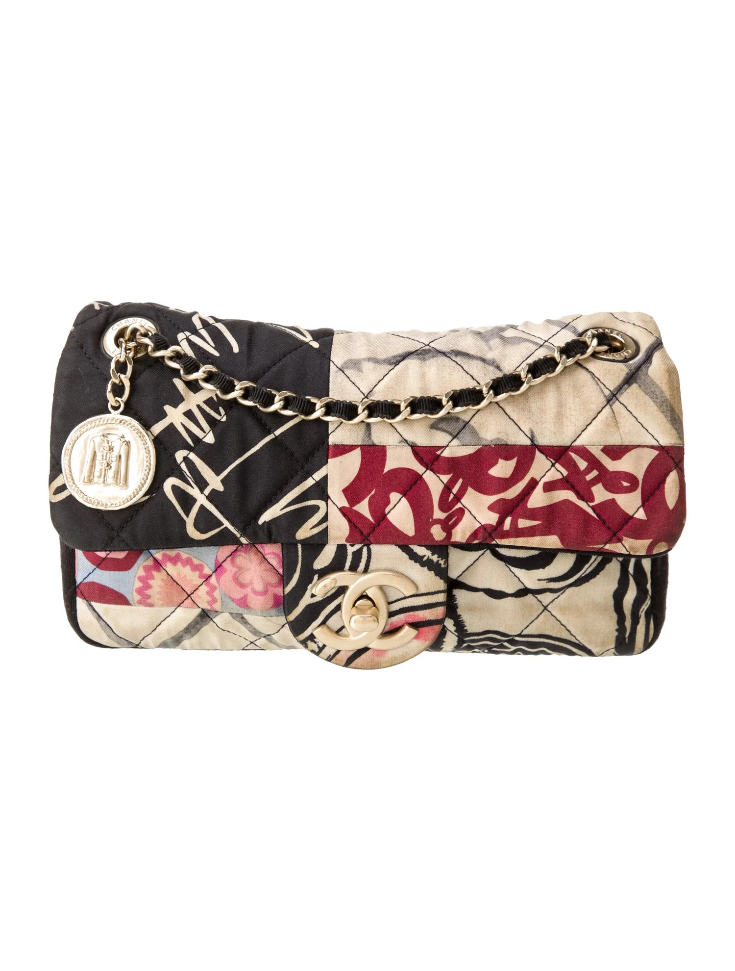 Rectangular Mini Patchwork Flap Bag | The RealReal