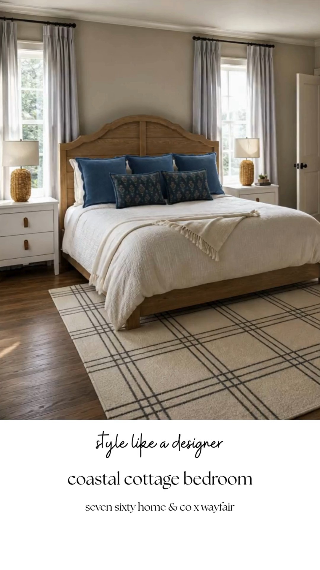 This is where a bedroom starts to feel layered instead of basic

The mix of warm wood, soft textiles, and deeper tones creates depth without making the space feel heavy

If your room feels like it’s missing something, it’s usually contrast and material mix 

 #LTKHome