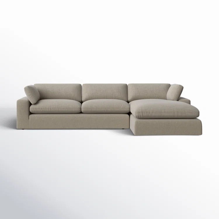 Asher 2 - Piece Upholstered Chaise L-Sectional | AllModern