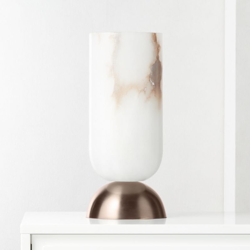 Palais Alabaster Table Lamp + Reviews | CB2 | CB2