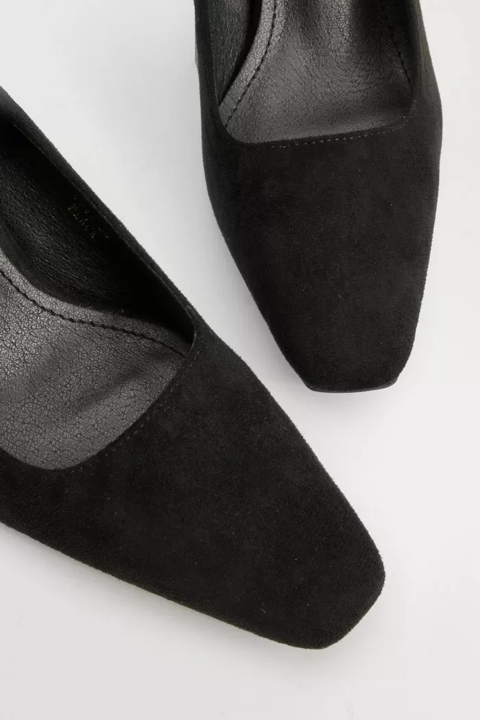 Square Heel Court Heels | boohoo (US & Canada)