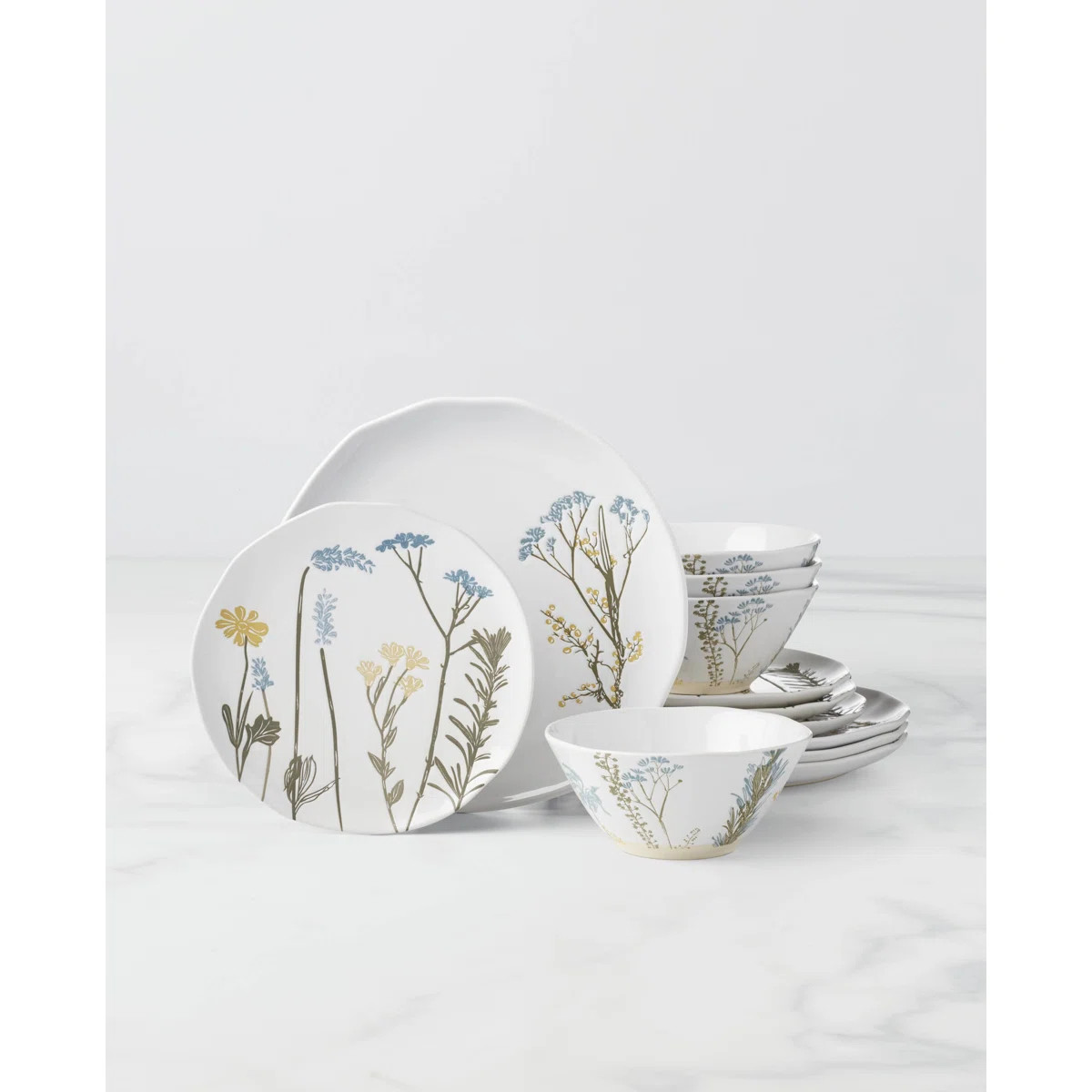 Wildflowers 12 - Piece Dinnerware Set (Set of 4) | Wayfair North America