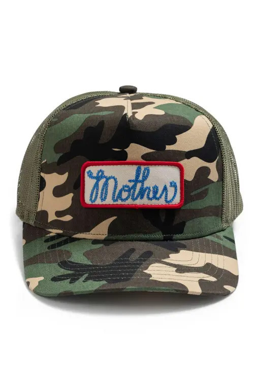 MOTHER The 10-4 Trucker Hat in Camo Mother at Nordstrom | Nordstrom