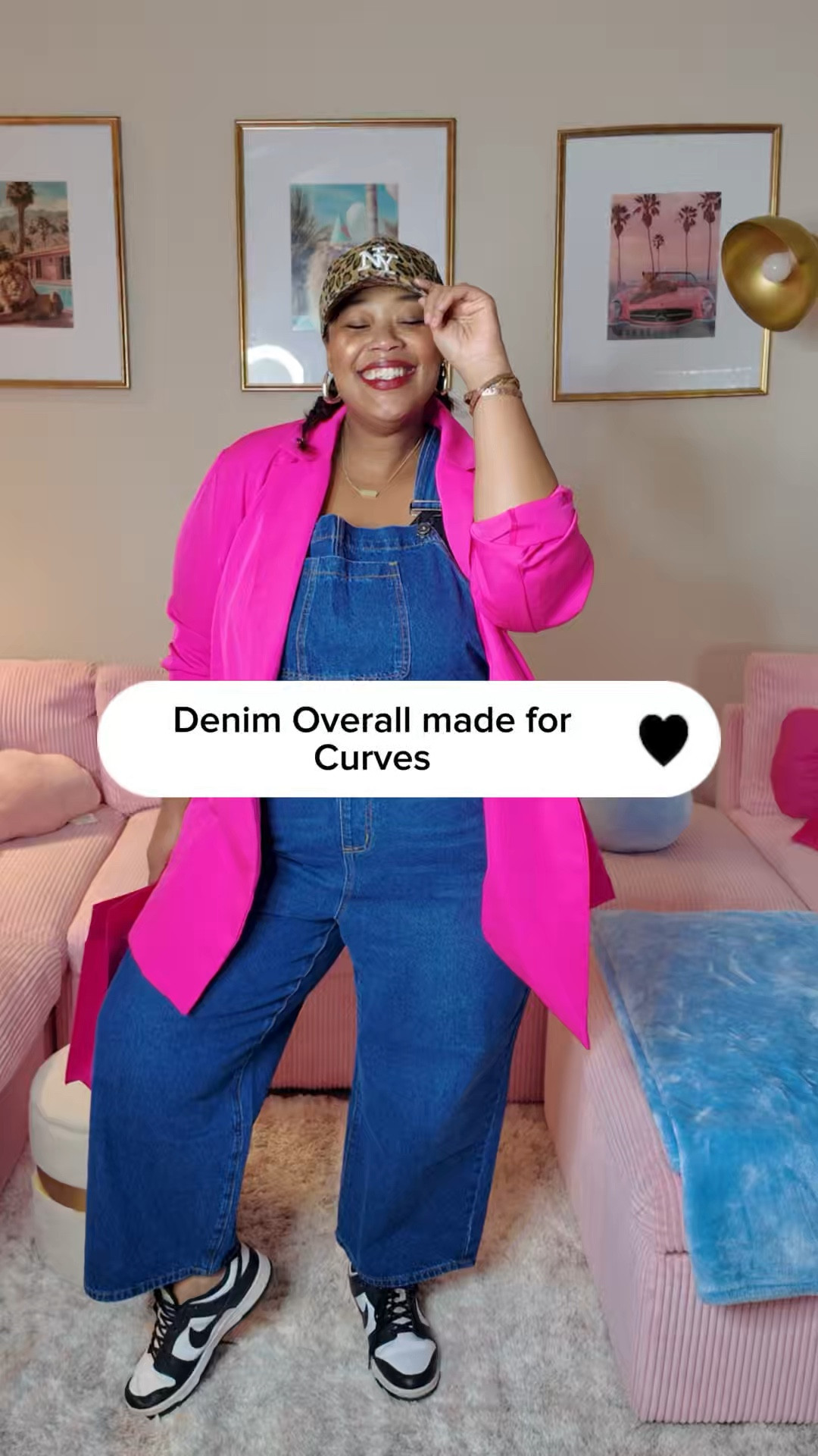 Comfort that hugs in all the right places ✨ Wide-leg denim overalls styled the sporty casual way—sneakers and a bold blazer/cardigan for a pop of color, Thigh-friendly, curve-approved, and oh-so-breezy 🫶🏿 #CurvyFashion #OOTD #DenimStyle

#LTKgrwm #LTKPlusSize
