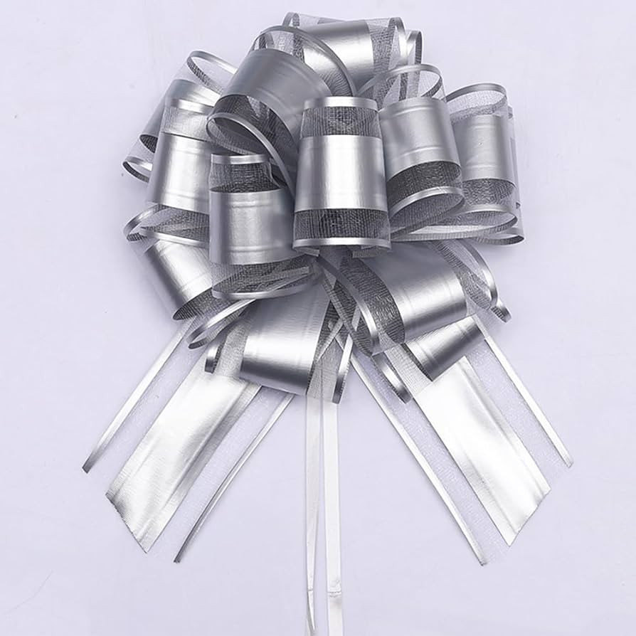 6pcs Pull Bows,Bows for Gift Wrapping Pull Bows for Wedding Baskets,6 Inches Diameter Gift Bows,D... | Amazon (US)