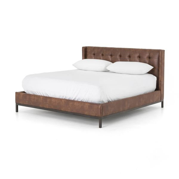 Newhall Vintage Tobacco Queen Bed | Scout & Nimble