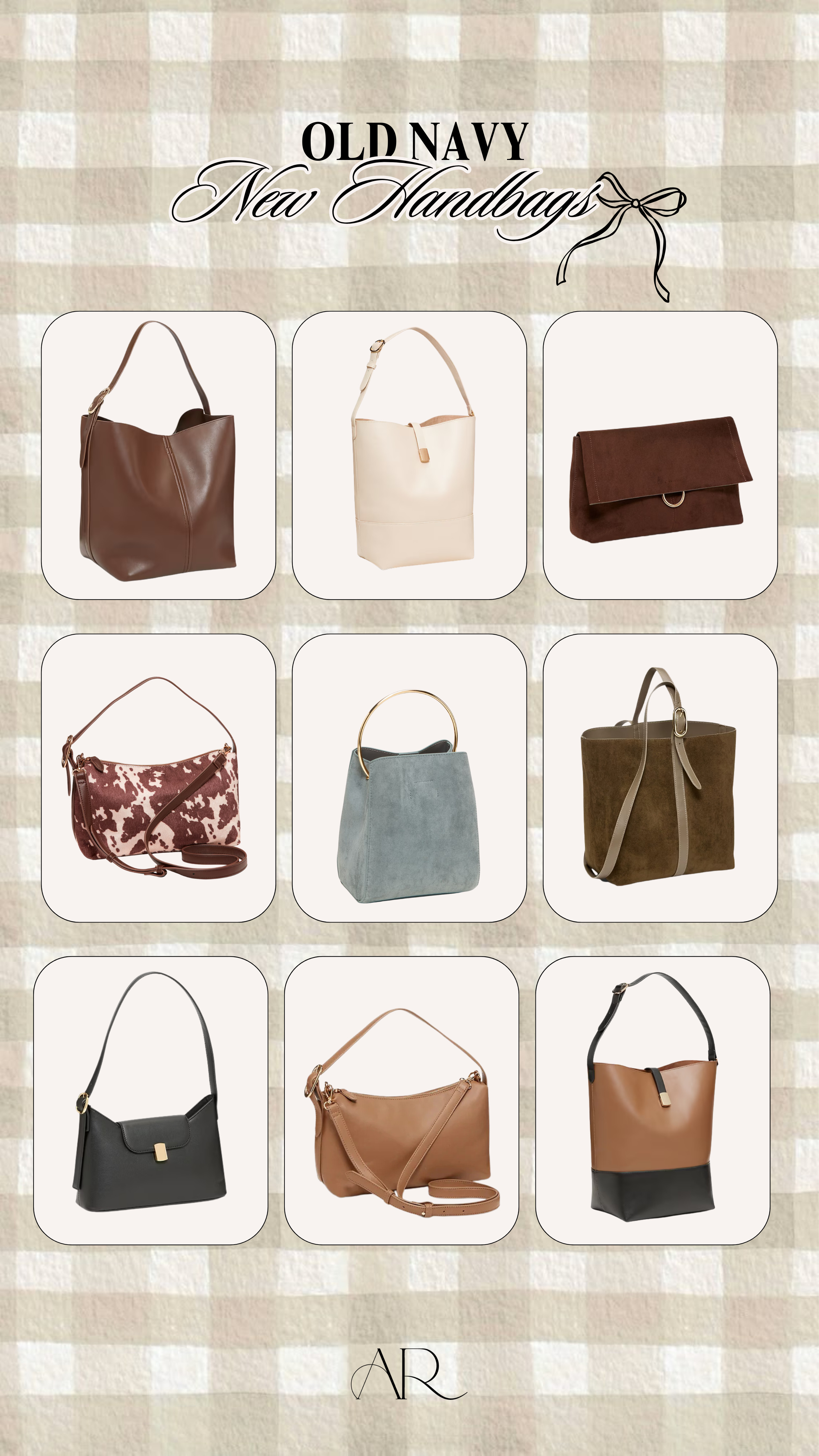 Old Navy New handbags for fall! 

old navy, handbags, new fall arrivals, fall bags, fall style, old navy new arrivals 

 #LTKSeasonal #LTKFindsUnder50 #LTKFindsUnder100