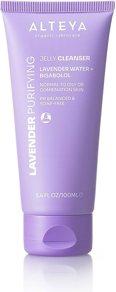 Alteya Organics Jelly Cleanser with Lavender Water and Bisabolol - Certified Organic - 3.4 Fl Oz/... | Amazon (US)