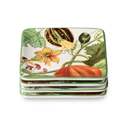 Certified International (Set of 4) 6" Harvest Fields Canape Plates | Target