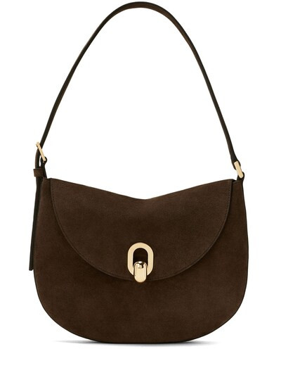 Small Tondo suede hobo shoulder bag | Luisaviaroma