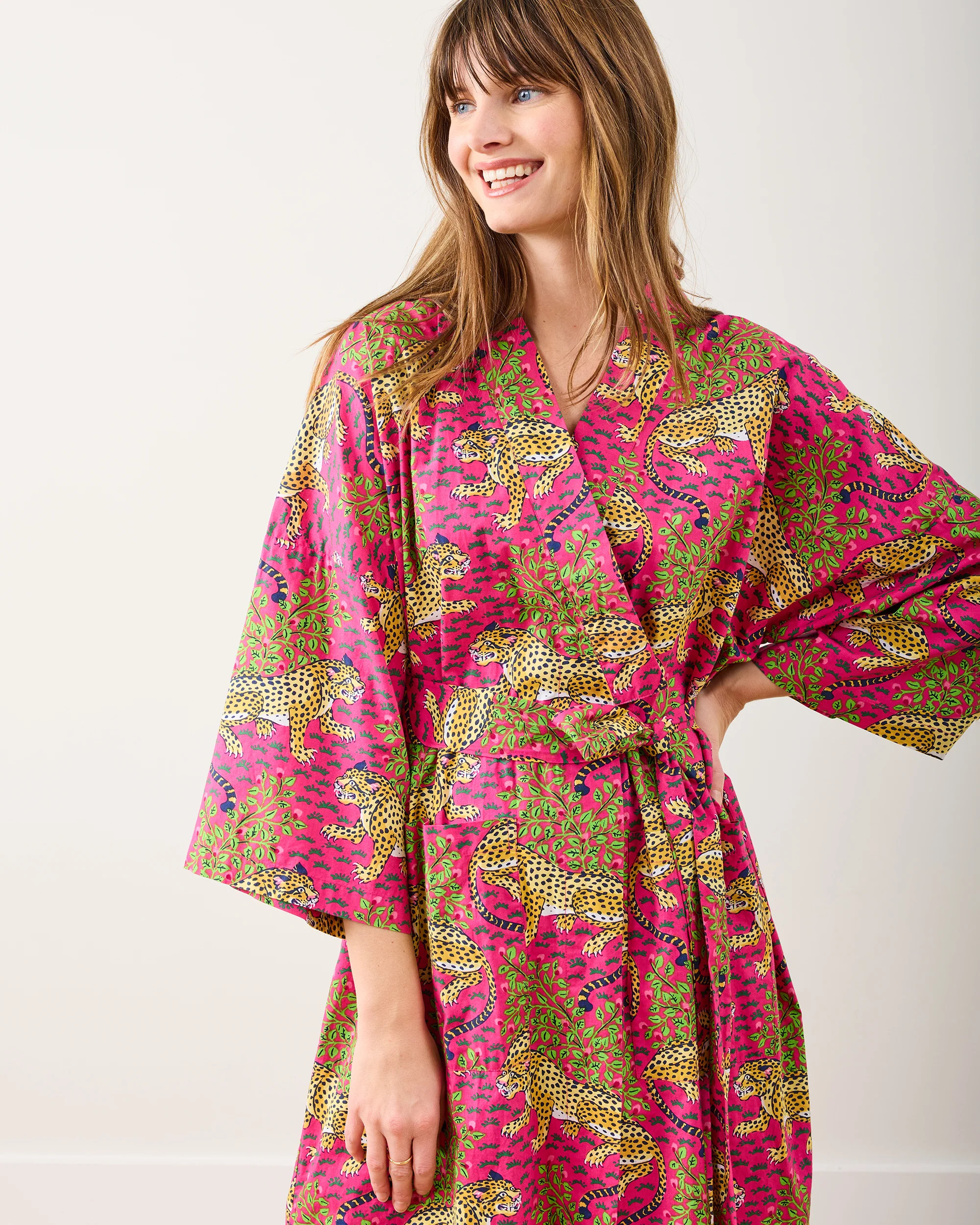 Bagheera Robe Hot Pink | Printfresh