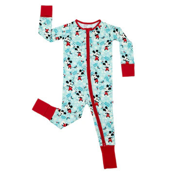 Disney Mickey Winter Wonderland Bamboo Viscose Zippy | Little Sleepies