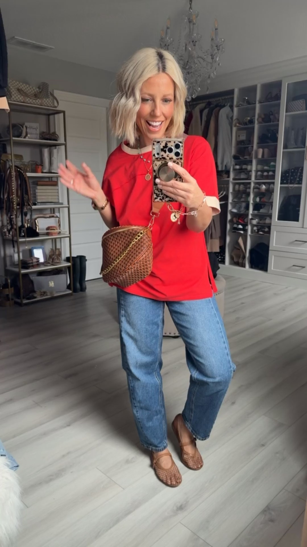 Tee size small
Jeans (not available anymore)

#LTKSaleAlert #LTKOver40 #LTKSeasonal