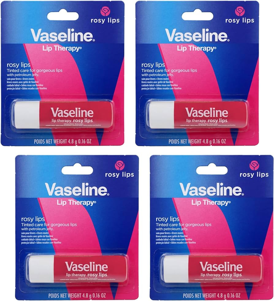 Vaseline Lip Therapy Care Rosy, Fast-Acting Nourishment, Ideal for Chapped, Dry, Cracked, or Dama... | Amazon (US)
