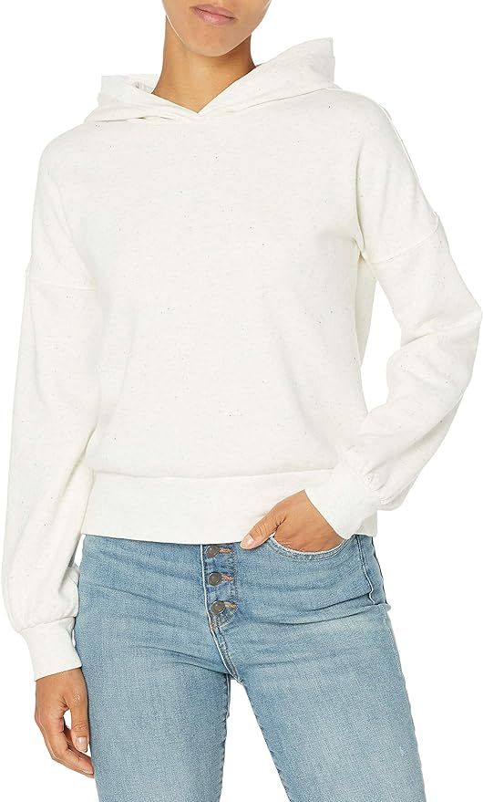 Amazon Brand - Goodthreads Women's Heritage Fleece Cropped Long Sleeve Hoodie Sweatshirt | Amazon (US)
