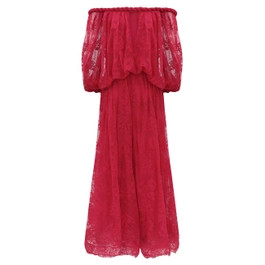 Luna Lace Billow Gown - Fuchsia | ZIMMERMANN (US, CA, EU, MENA)
