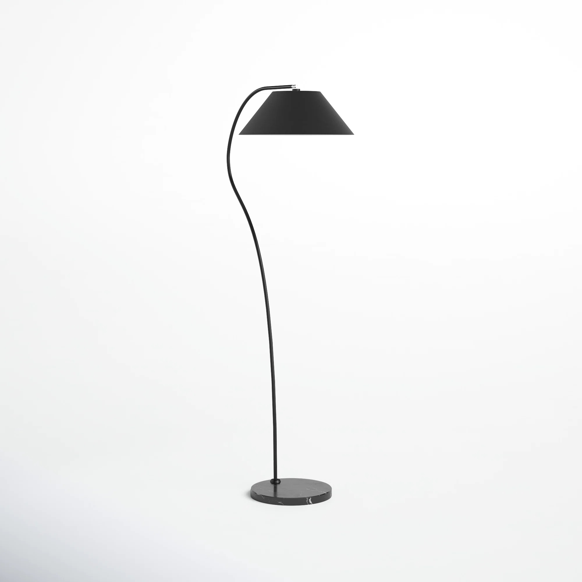 Joss & Main Phoenix 69'' Black Arched Floor Lamp & Reviews | Wayfair | Wayfair North America