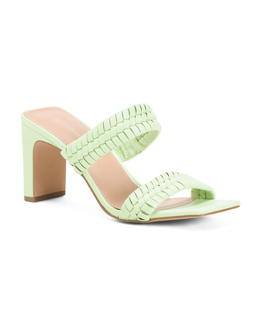 Woven 2 Band Heeled Sandals | TJ Maxx