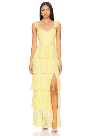 Tularosa Cantini Maxi Dress in Yellow from Revolve.com | Revolve Clothing (Global)