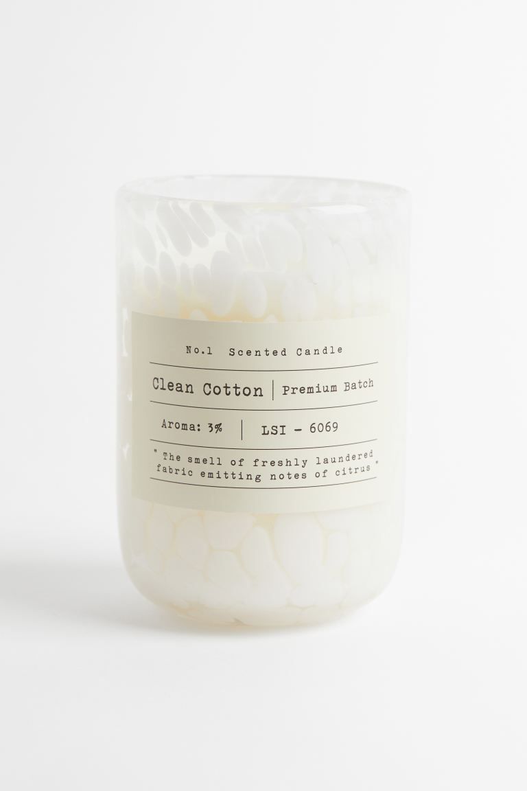 Scented candle in glass holder | H&M (UK, MY, IN, SG, PH, TW, HK)